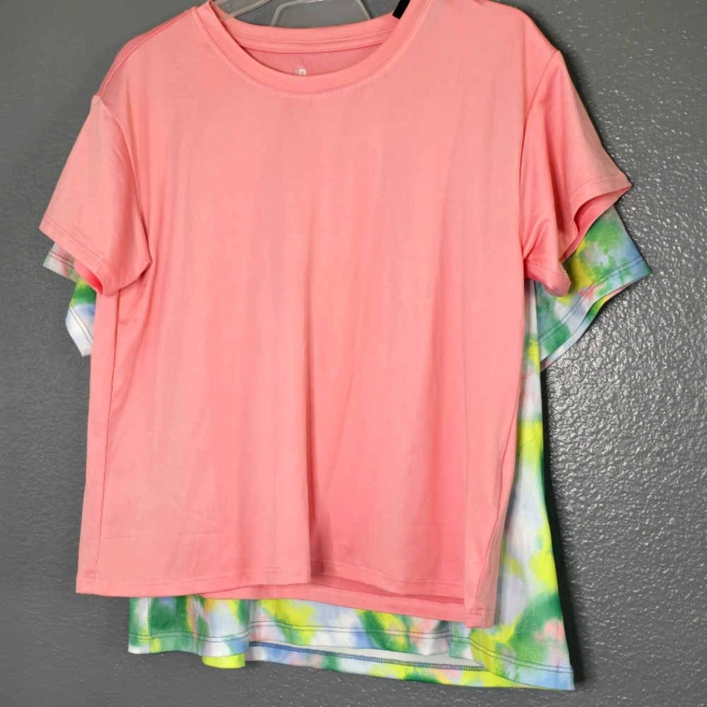 ID Ideology Girls Activewear Shirts.  Set Of 2. Size XL. Nwt